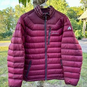 Eddie Bauer First Ascent Lightweight Down Winter Jacket Men’s Size Medium